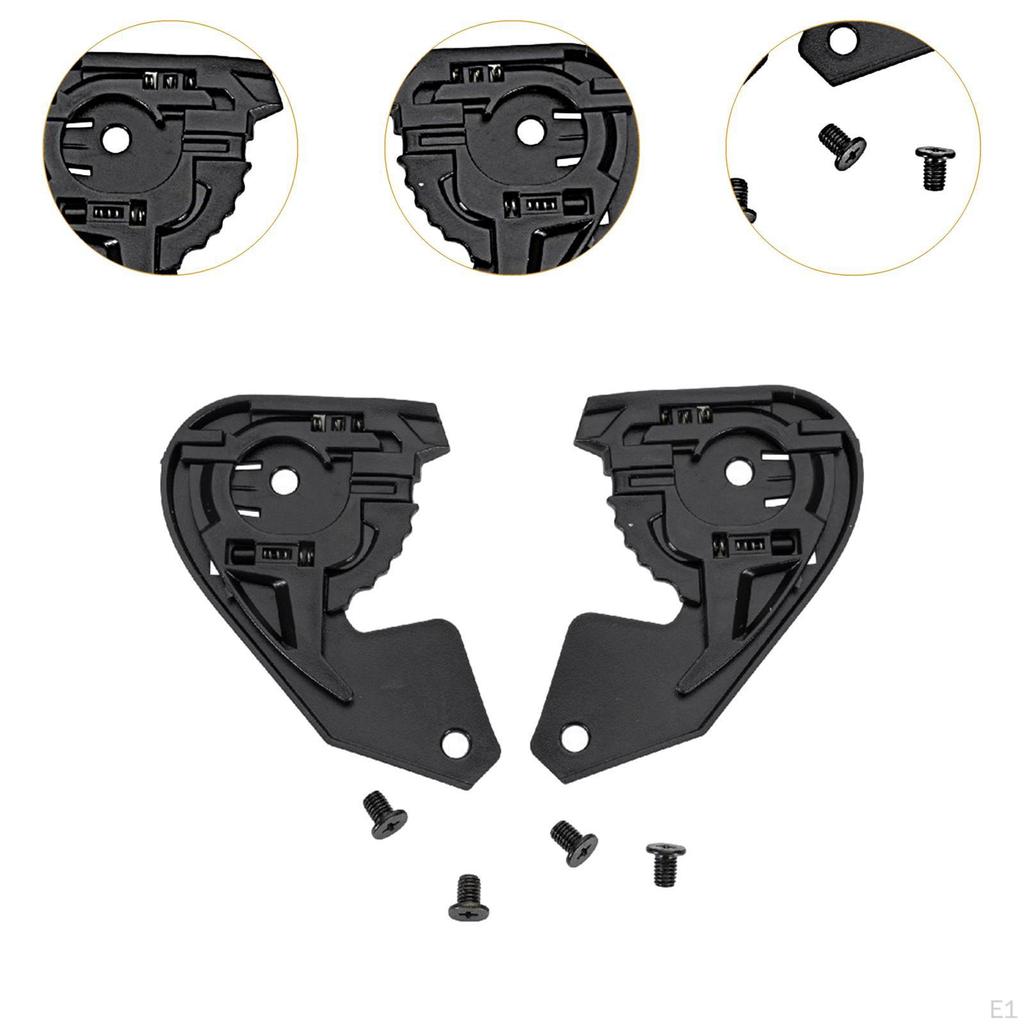 Hjelmbase Motorsykkelvisir Plate Reservedeler Premium Høyytelseslinse