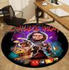 Chucky Pattern Round Rug, Indoor/Outdoor Mat, for Picnic, Gameroom, Bedroom, Office, Living Room, Home Decor Carpet, Birthday Gift