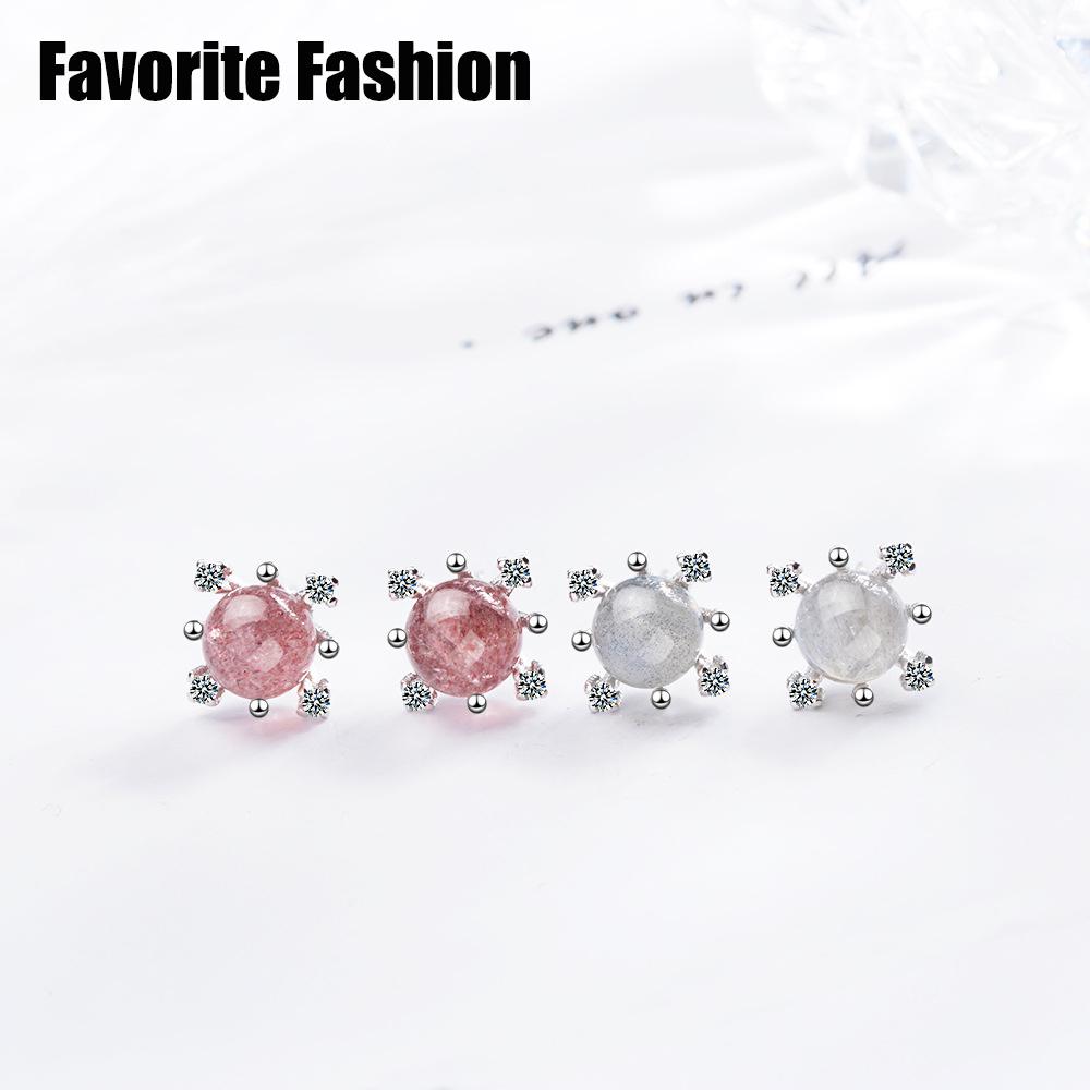 Orecchini A Cerchio In Argento 925 Con Zirconi, A Forma Di Fiocco Di Neve, Eleganti E Brillanti Per Donna