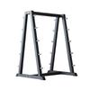 Fixed Weight Rubber-Coated Barbell Set