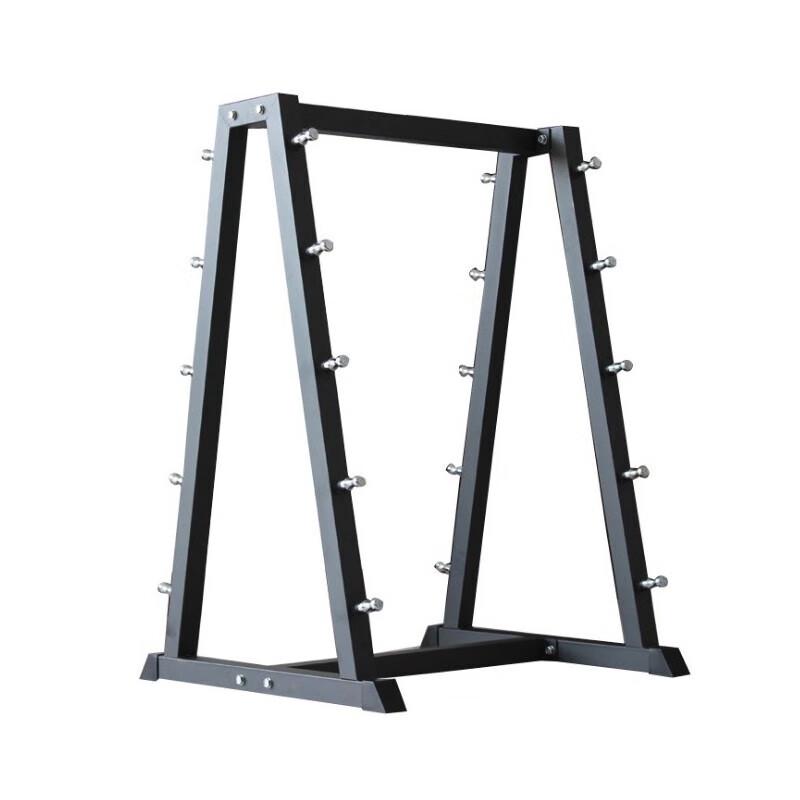 Fixed Weight Rubber-Coated Barbell Set