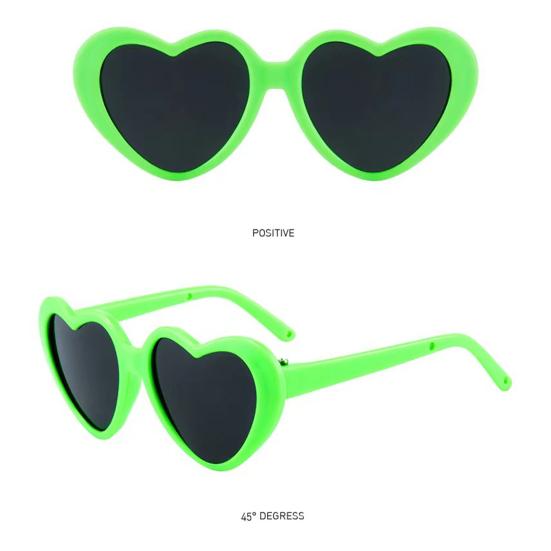 Heart Sunglasses for Dolls, Cute Pet Glasses for Stuffed Animals, Dress Up Accessories for Porch Goose Statue, Toy Eyewear for Kids
