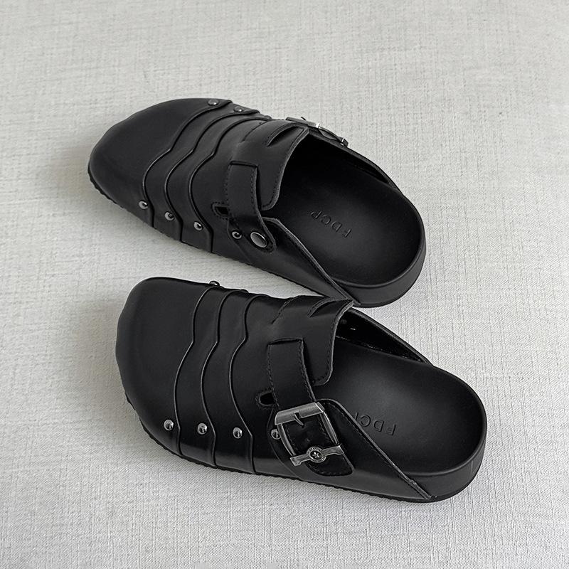 Baotou faule Männer und Frauen trendige dicksohlige Ein-Pedal Outdoor-Sport Boken Schuhe 950718-T