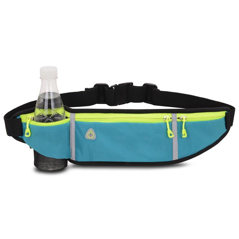 Waterproof Running Waist Pack Men Women With Phone Pocket 6.5 Inch Outdoor Sports Bag Nylon Multi-Function Belt Pouch
