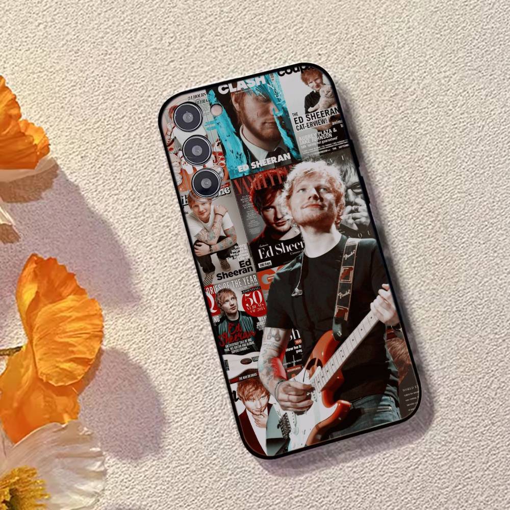Ed Sheeran Hot Singer Phone Case Black Silicone Soft For Samsung Galaxy A73,A72,A71,A70,A53,A52,A51