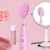 Rechargeable Handheld Long-handled Electric Silicone Face Wash Instrument