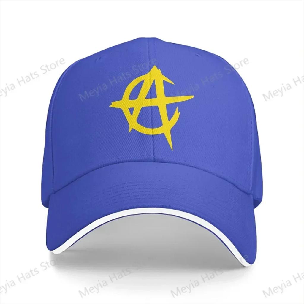 Libertarian Anarchy Anarchist Symbols Baseball Cap Unisex Hats Women Visor Sunprotection Snapback Caps