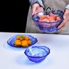 Japanese Style Frosted Glass Ink Salad Bowl