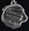 American Bulldog, Old Country Bulldog - Necklace with dog, silver-plated pendant for dog fan, unique jewelry by Art-Dog brand