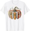 Fall Book Pumpkin Fall Librarians Bookworm Teachers Students Unisex T-Shirt