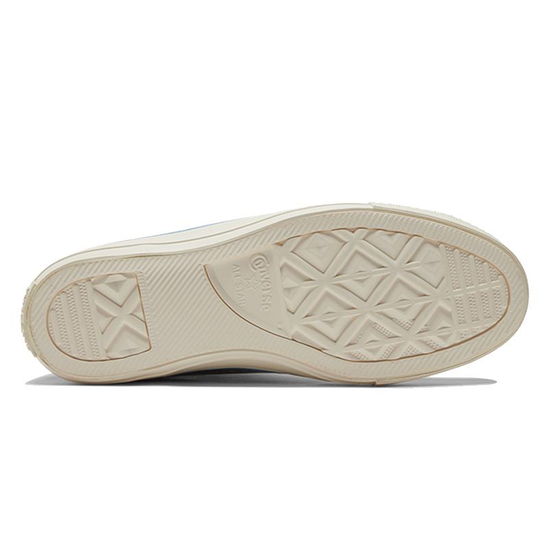 Converse Chuck Taylor All Star Chuck Taylor Vintage Versatile High Top Board Shoes Unisex Blue and White