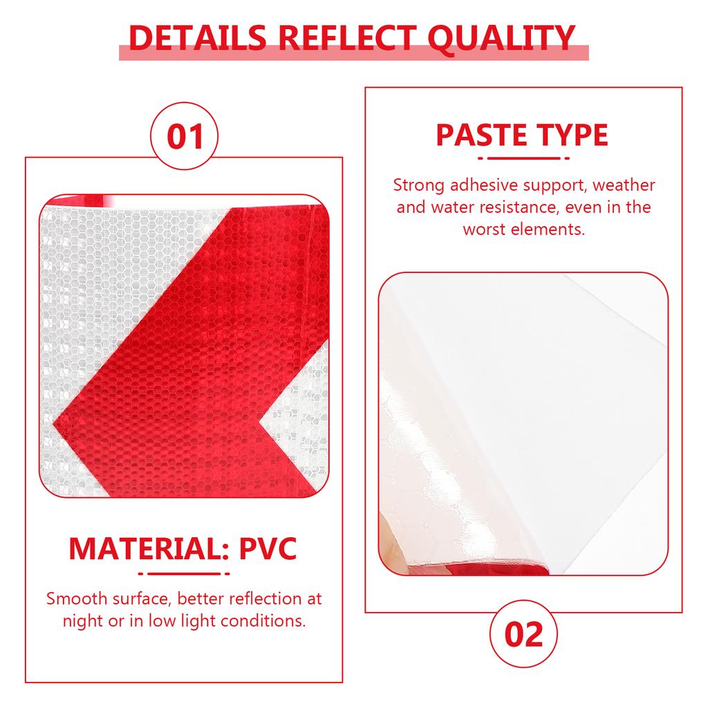 Buy 1 Pc Useful Reflective Tape Warning Tape Reflective Sticker Traffic ...