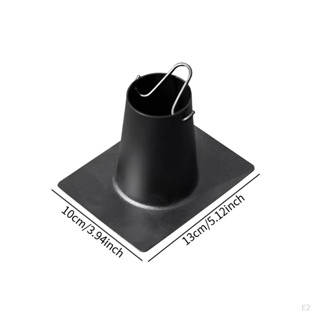 Rain Chain Gutter Adapter Replacement Creative Black Part Rustproof Accessories Decoration for Yard