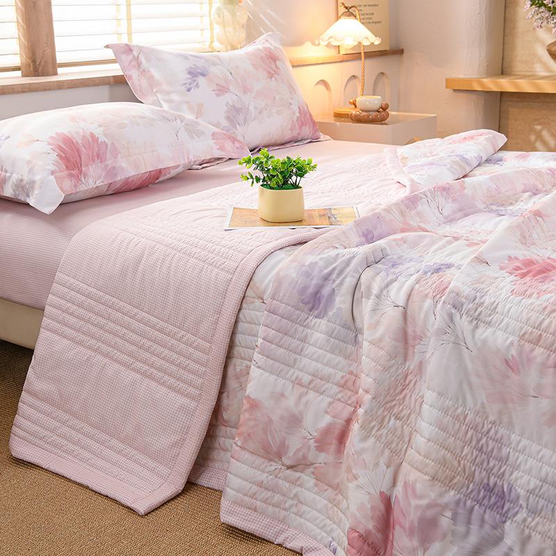 Fresh Style Washed Summer Quilt - Air Conditioning Comfort with Free Shipping