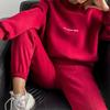 New Casual Suit Long-sleeved Women's Printed Hoodie Suit Two-piece Set of Trousers Pullover Sweatpants Two-piece Set