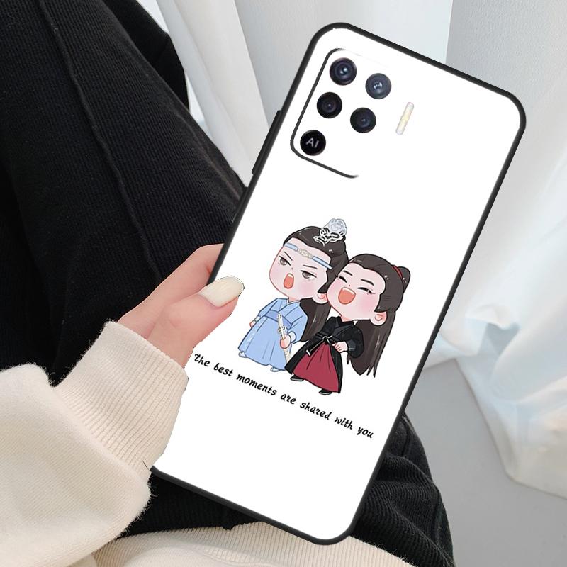 The Untamed Lan Zhan Wei Ying Case For Oppo A17 A57 A77 A40 A78 A54 A74 A94 A76 A16 A96 A18 A60 A80 A38 A58 A98 A15 A5 Pro