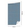Navy blue and red checkered wallpaper, blue and white, 50x1000