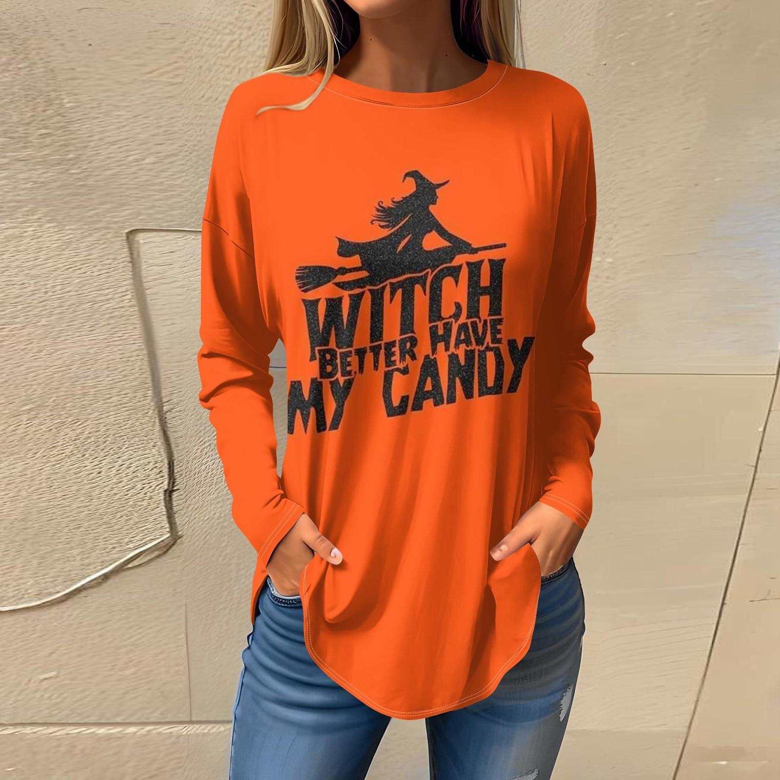 Женская футболка с принтом Хэллоуина — фото 13