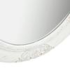 VidaXL Wall Mirror Baroque Style 50x60 Cm White 320348