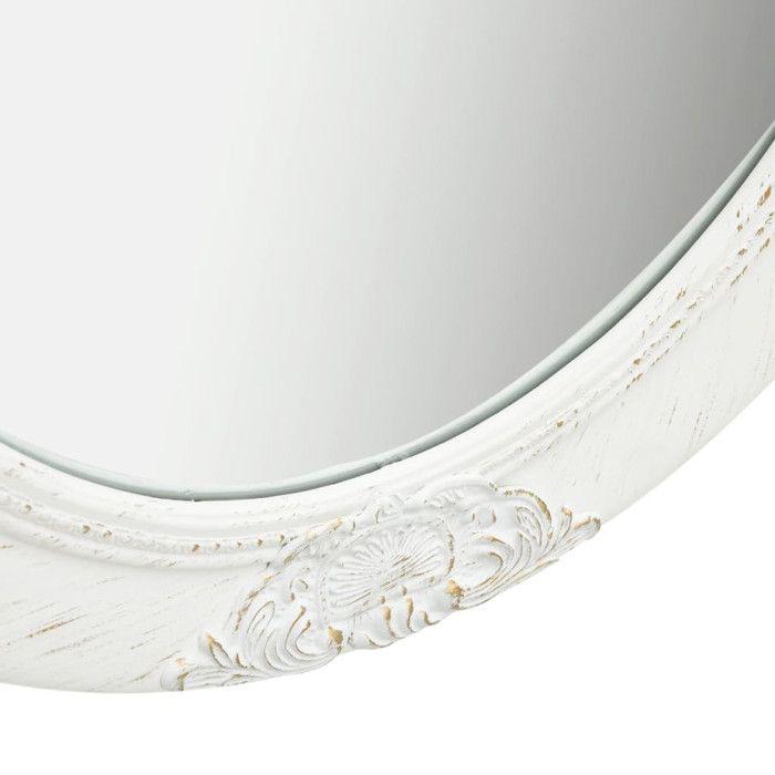 VidaXL Wall Mirror Baroque Style 50x60 Cm White 320348