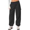 Women's Fleece Sweatpants Winter High Waisted Sweat Pants Drawstring Baggy Jogger Pants