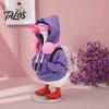 Detailed Mini Clothing for Ornaments Goose Accessories Set 7 Inch Desktop Goose, Includes Hooded Miniature Sweatshirt Small Backpack Glasses