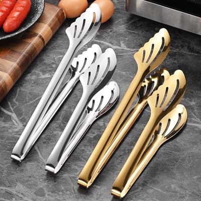 Stainless Steel Multipurpose Tongs for BBQ, Bread, Buffet, and Steak