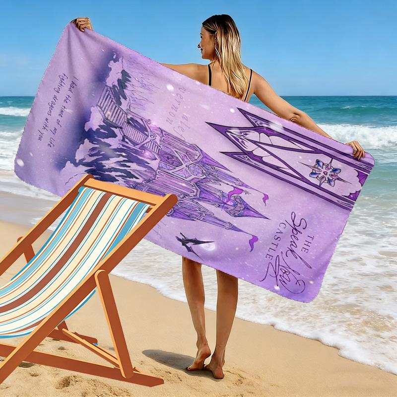 Taylor Swift Lyrics 2D Flat Print Beach Towel, Large Soft Quick Dry Towel for Beach Camping SwimmingDSTJ0925461