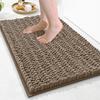 Tappetino da Bagno in Ciniglia Olanly Extra Morbido Shaggy Tappetino da Bagno Antiscivolo Tappeto da Pavimento per Bagno Assorbente Acqua Peluche Microfibra Tappeti Doccia