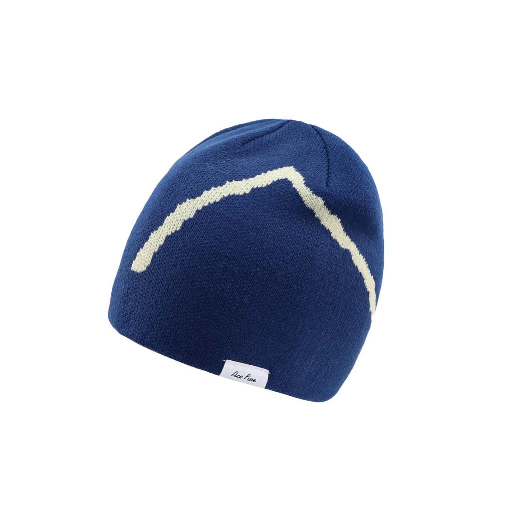 Pullover Knitted Hat Clip Label Wool Hat Men's Winter Big Head Circumference Warm Cold Hat Wool Hat Women's Winter Hat
