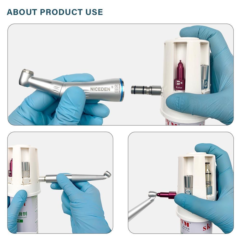 Niceden Dental Zahnarzt Handstück Wartung Tragbares Öl System Reinigung Schmierung Spray Abdeckung Labor Oraltherapie Maschine