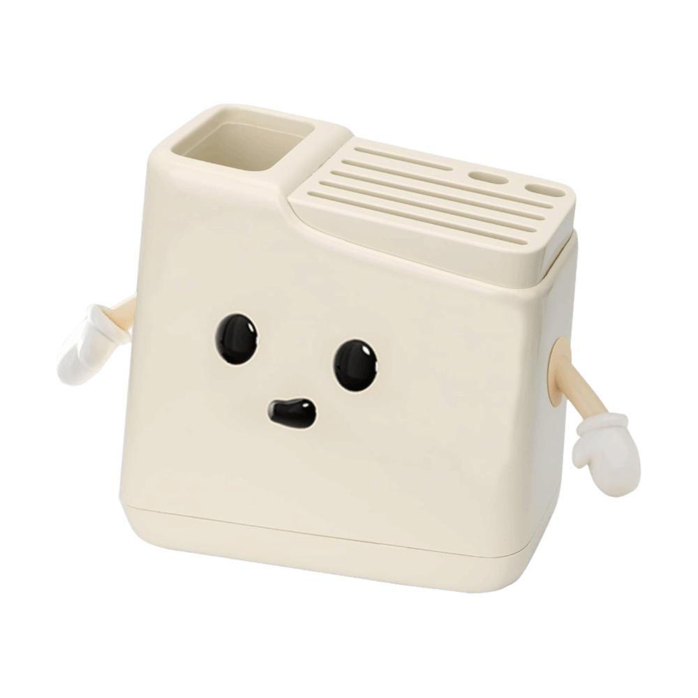 

Large Capacity Countertop Knives Holder Stable Chopstick Bucket Knives Storage Rack Kitchenware бежевый