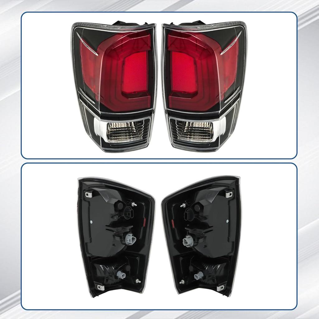 1 Pair Tail Light for Toyota Tacoma 2016-2020, Rear Brake Lamp Assembly 8156004200 8155004200
