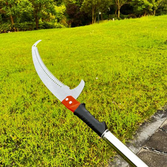 Tree Pruner Pole Saw Manual Telescopic Pole Saw Extendable Tree Pruning Saw