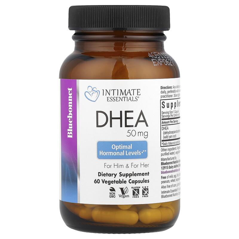 Intimate Essentials®, DHEA, For Him & For Her, 50 Mg, 60 Vegetable Capsules