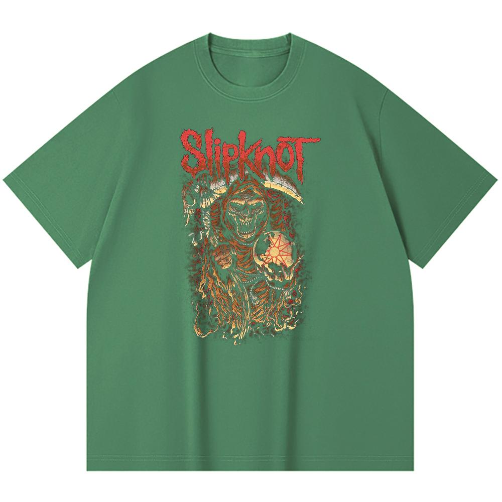 230 Gsm 100% Cotton Heavy Metal T-Shirt Rock Band Popular Music Print Unisex Heavy Cotton T Shirt