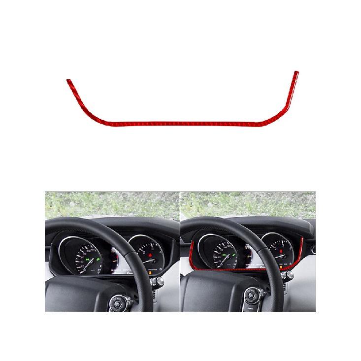 

Наклейки на спидометр из углеродного волокна для Land Rover или Range Rover Sport 2014 2015 2016 2017, аксессуары для интерьера автомобиля красный