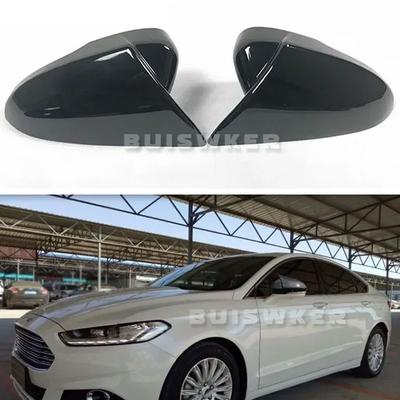 For Ford Mondeo Fusion MK5 MKV5 2013-2018 Car Rearview Side Mirror Cover Wing Cap Exterior Door Housing Shell Trim ABS Sticker