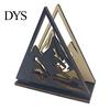 Stable Wood Napkin Holder for Counter Wooden Hollow Holder, Black Silhouette Pattern, Decorative Vertical Easy Clean Storage Organizer Stand,