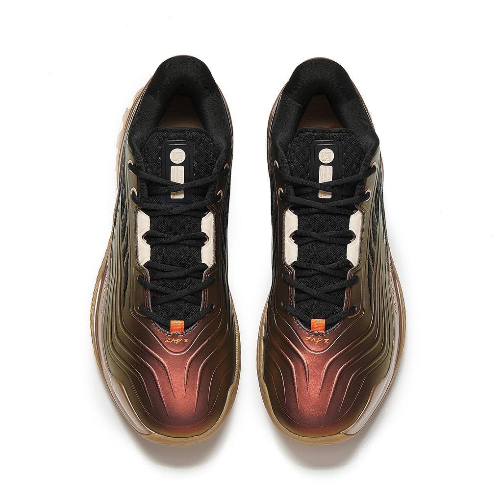 Anta Shunxi 3 A-Shock Pro Basketball Shoes Men Sneaker Gold 912611110-3