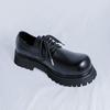 Derby shoes men's shoes big head shoes casual leather shoes autumn new platform casual leather shoes versatile high street 3271-R