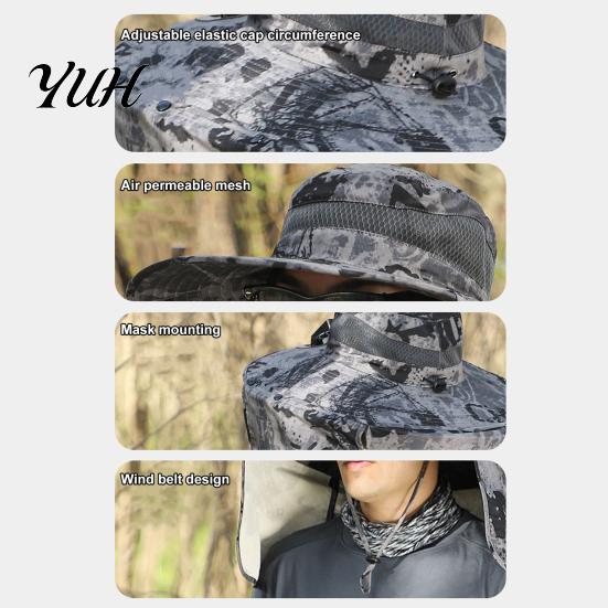Adjustable Solar Cooling Hat Fan with Neck Flap USB Rechargeable UV Protection Dual Fishing Foldable Men Women Fisherman Hiking Mountaineering