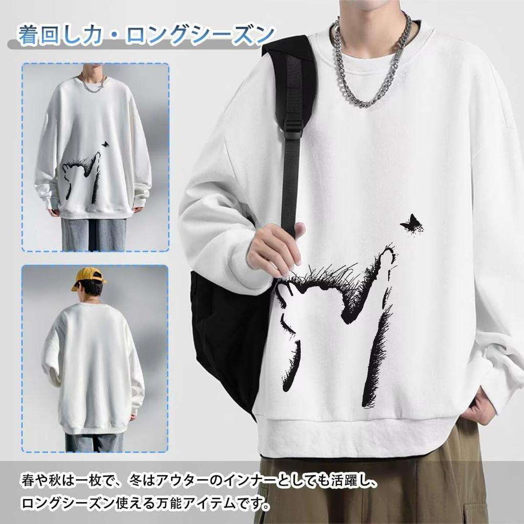 Bligo Long Sleeve Plus Size Stylish Drop Shoulder Loose Solid Oversized Cat Men's Sweatshirt, Hoodie, Pullover, Lightweight, Popular, Fit, Color,