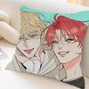 Korean Manhwa BL Anime Pillow Cushion Cover Pillowcase Living Room Sofa Home Decor Customized