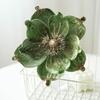 High-End Cross-Border Christmas Magnolia Sequin Fabric Flower Tree Decoration