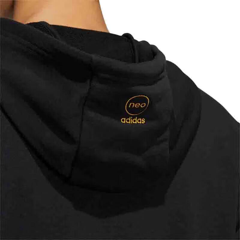 adidas Neo Athleisure Collection Sweatshirts Men's Black Hooded Moderate Regular IA6806