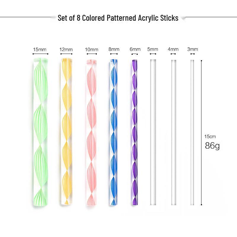 16dílná sada tečkovacích nástrojů na mandaly: Šablony, tečkovací tyčinky a pera pro stříkání a rock art