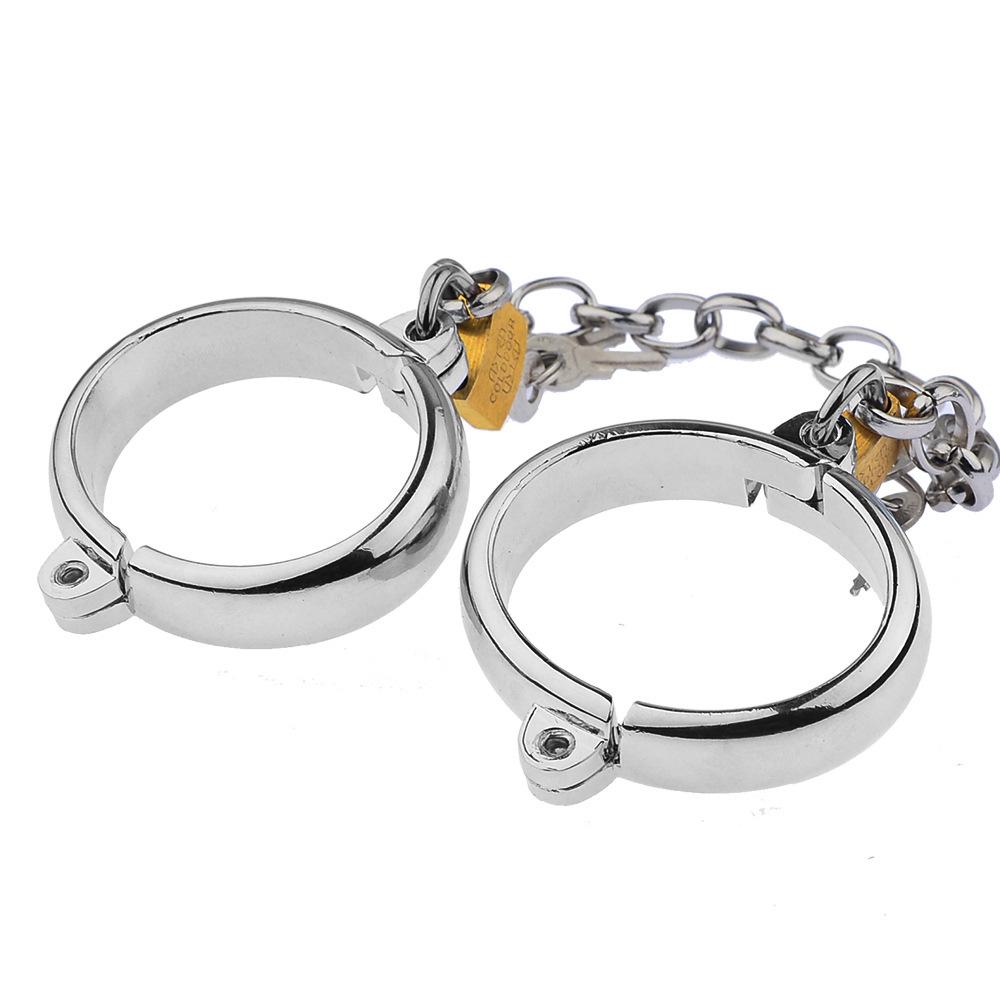 Metal Handcuffs & Foot Cuffs Bracelets Anklets for Couples - Adult Erotic Accessories for Men & Women
