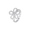 925 Silver Earrings Woman Irregular Flower Piercing Luxury Earrings High Quality Engagement Wedding Vintage Jewelry Accesories