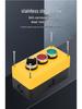 Waterproof Emergency Stop Control Box with Indicator Lights (2-3 Hole)